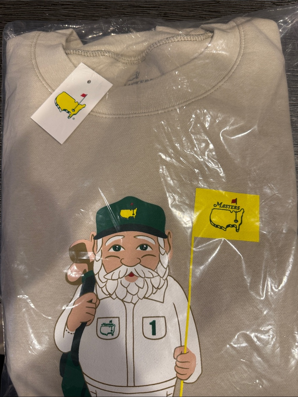 Masters GNOME! Cream Crew Neck